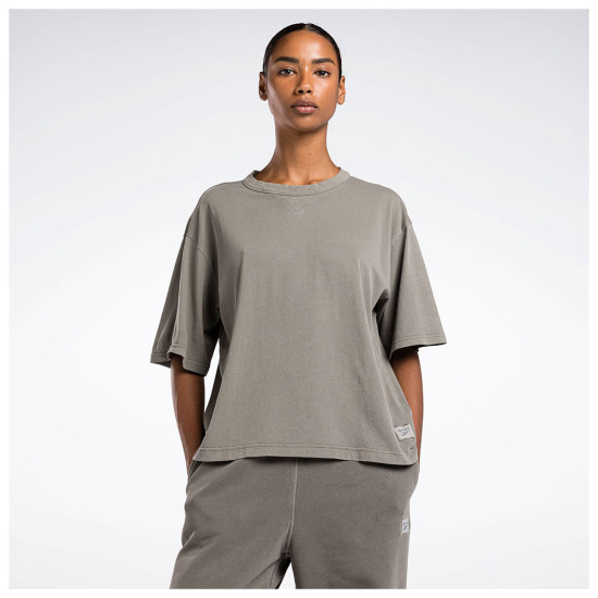 Reebok Γυναικεία κοντομάνικη μπλούζα Classics Natural Dye Boxy Tee